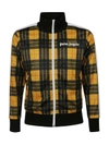 Palm Angels Tartan Track Jacket In Multicolor