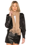 Rag & Bone Classic Wool Scarf In Camel