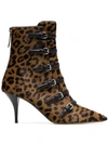 TABITHA SIMMONS DASH 75 BUCKLE ANKLE BOOTS