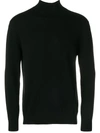 N•peal Turtleneck Fine-knit Jumper In Black