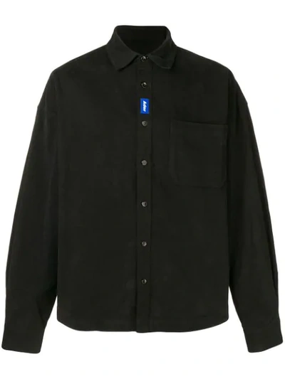 Ader Error Oversized Shirt - 黑色 In Black