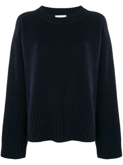 6397 Knitted Jumper In Blue