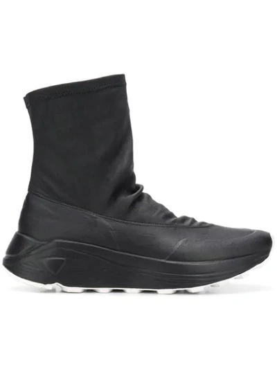 Del Carlo Slip-on Hi-top Sneakers - 黑色 In Black