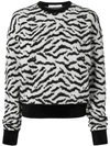 GIVENCHY ZEBRA PRINT SWEATER