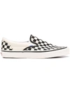Vans Checkerboard Slip-on Sneakers - Black In Black