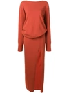 JACQUEMUS JACQUEMUS LOOSE FITTED DRESS - RED