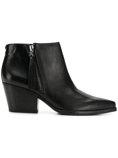 Sam Edelman Women's Walden Leather Ankle Boots In Black