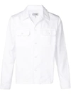 Maison Margiela Buttoned Shirt Jacket In White