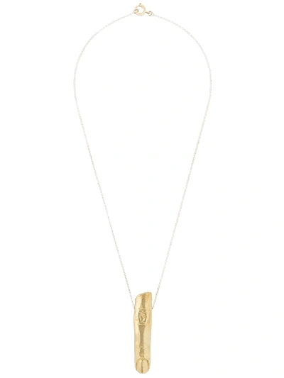 Angostura Leila Finger Necklace In Gold