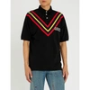 Gucci Pittsburgh Pirates™ Oversized Cotton Polo Shirt In Black
