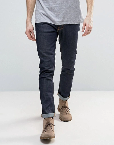NUDIE JEANS CO LEAN DEAN SLIM TAPERED FIT JEANS IN 16 DIPS BLUE-NAVY 111946