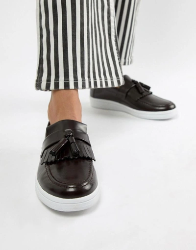 Fred Perry X George Cox Tassle Loafer-brown In Brown