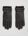DENTS HENLEY LEATHER TOUCHSCREEN GLOVES - BROWN,5-9204 BROWN