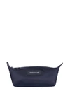 Longchamp Le Pliage Neo Small Nylon Pouch In Blu
