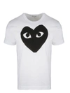 COMME DES GARÇONS PLAY COMME DES GARÇONS PLAY HEART MOTIF T-SHIRT,10729514