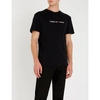 TOMMY JEANS Logo-embroidered cotton-jersey T-shirt