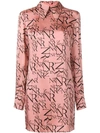 NINA RICCI ALL OVER SHIRT DRESS