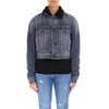 MARCELO BURLON COUNTY OF MILAN MARCELO BURLON COUNTY OF MILAN EMBROIDERED DESIGN FUR DENIM JACKET