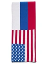 GOSHA RUBCHINSKIY GOSHA RUBCHINSKIY AMERICAN FLAG KNITTED SCARF
