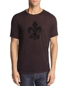 JOHN VARVATOS FLEUR-DE-LIS GRAPHIC TEE,KG4049U3B-BOZ25B