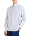 THE KOOPLES STRIPED REGULAR FIT OXFORD BUTTON-DOWN SHIRT,HCCL17219S