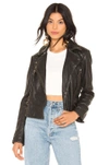 Allsaints Conroy Quilted Leather Biker Jacket In Black