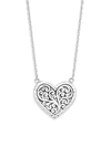 LOIS HILL Classic Sterling Silver Heart Pendant Necklace,0400099576137