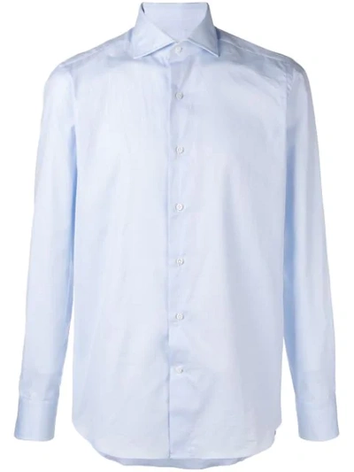 Alessandro Gherardi Tuxedo Collar Shirt - 蓝色 In Blue