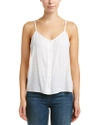 Ag Austen Button Front Tank In White