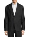 DOLCE & GABBANA REGULAR FIT PEAK LAPEL VIRGIN WOOL SPORTCOAT,400957347560