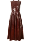 ALEX PERRY FLARED MIDI DRESS