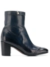 ALBERTO FASCIANI WINDY HEELED ANKLE BOOTS