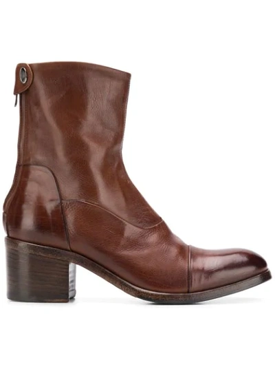 Alberto Fasciani Maya Heeled Ankle Boots - 棕色 In Brown