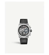 ZENITH 95.9000.9004/78.R582 EL PRIMERO STAINLESS STEEL AND LEATHER WATCH,757-10001-959000900478R582