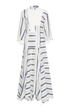 LOEWE STRIPED POPLIN SHIRTDRESS,D2196032FO