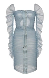 DOLCE & GABBANA LACE-UP TULLE DRESS,704675