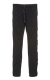 GREG LAUREN SKINNY COTTON TRACK PANTS,703569