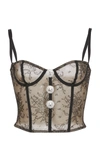 ALESSANDRA RICH LACE BUSTIER TOP,FAB1585-P2468