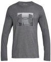 UNDER ARMOUR MEN'S CHARGED COTTON LONG-SLEEVE LOGO T-SHIRT