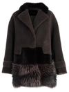 BLANCHA FUR PANELED JACKET,10732128