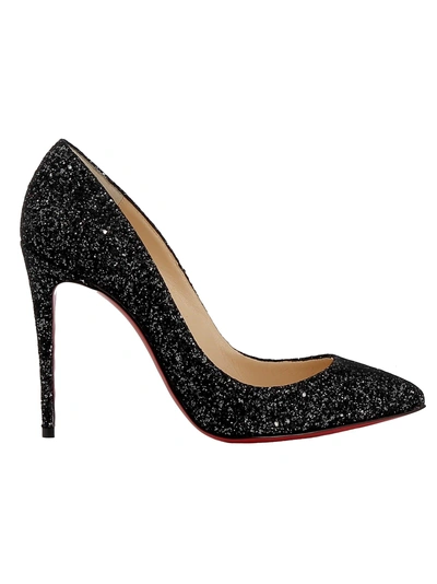 Christian Louboutin Pigalle Follies 100 Sequin-embellished Pumps In Black