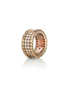 ROBERTO COIN 18K ROSE GOLD DIAMOND & STUD RING,PROD215920652