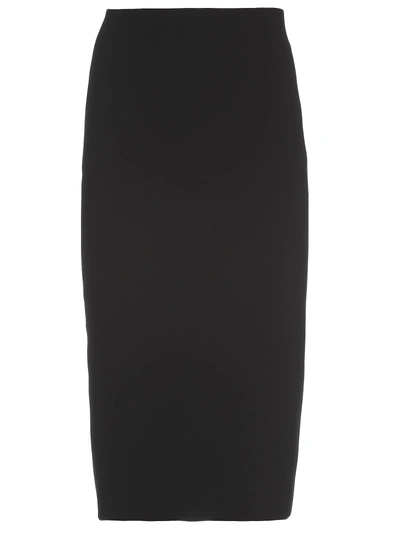 Victoria Beckham Midi Pencil Skirt In Black