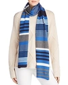 EILEEN FISHER STRIPED SCARF,R8FBH-A2107M
