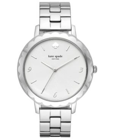 Kate Spade Women's Morningside Stainless Steel Bracelet Watch 38mm In Silver