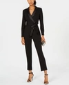 ADRIANNA PAPELL TUXEDO JUMPSUIT