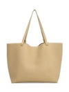 The Row Women's Park Leather Tote In Tan