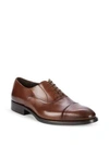 To Boot New York Bergamo Leather Cap Toe Oxfords In Cork
