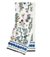 TORY BURCH MEADOW FOLLY EMBROIDERED OBLONG SCARF,47407_975