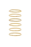 MIMI & LU STACKABLE 6 RING SET